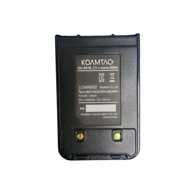 KDC185 500mAh 하드팩 배터리
