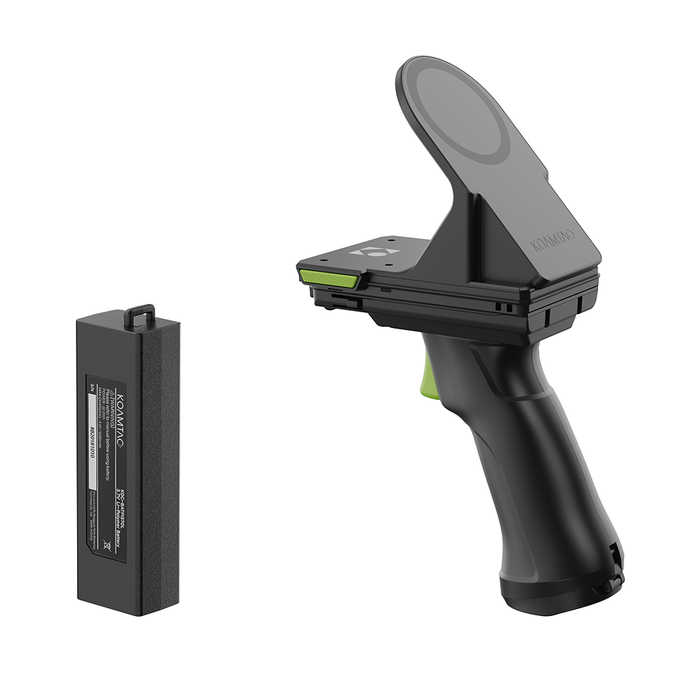 KDC1000/1100 스마트슬레드 스캐너, AMUA 피스톨 그립 컴패니언 + 6000mAh 배터리
