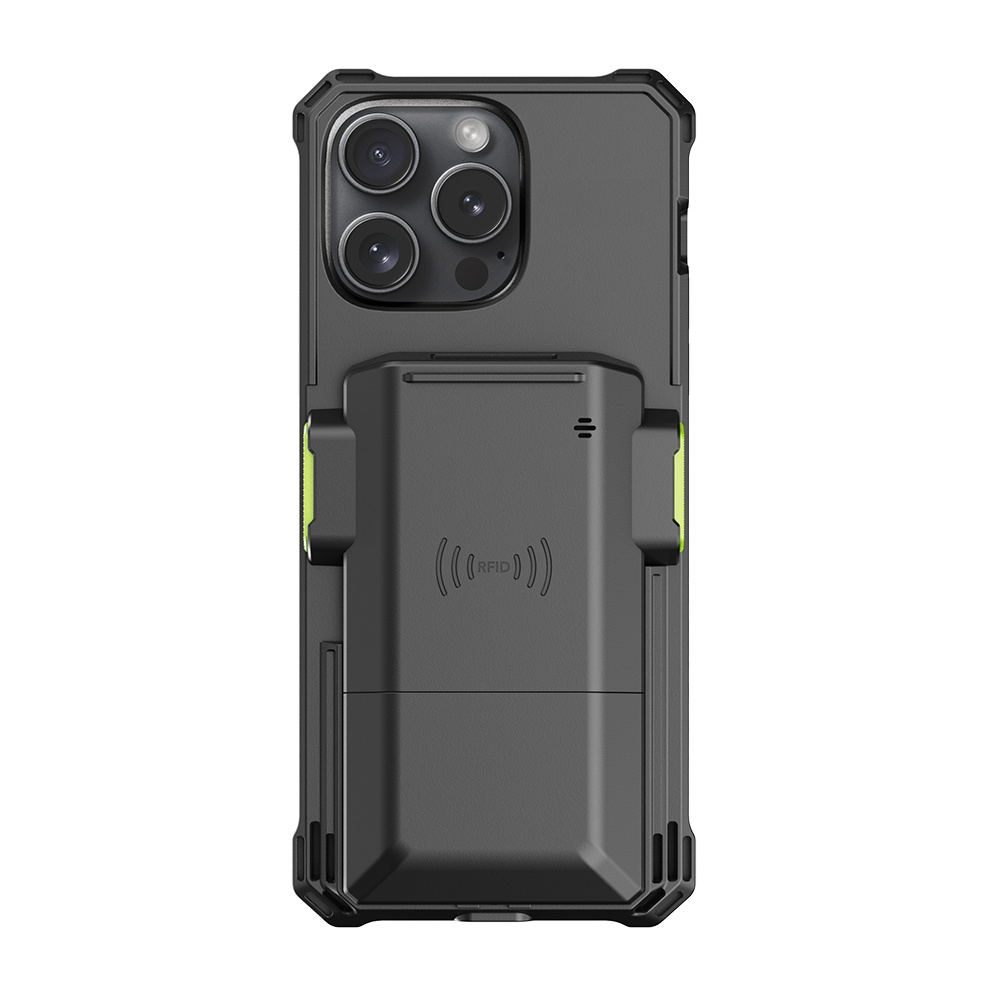 KDC1200 PM 스마트슬레드 스캐너  중거리 RFID Reader  , 아이폰15 Pro Max